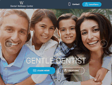 Tablet Screenshot of dentalwellnessflorida.com